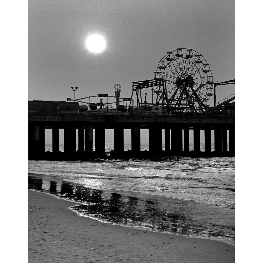 Sunrise and Pier  11 x 14 print